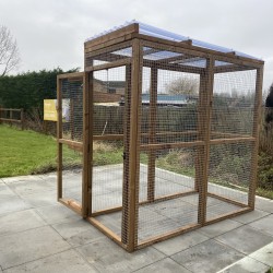 6ft x 3ft Small Animal Run 16G Cats Dog Chickens Rabbits