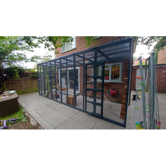 Big Paws Catservatory – 18ft x 6ft x 8ft  Painted Edition