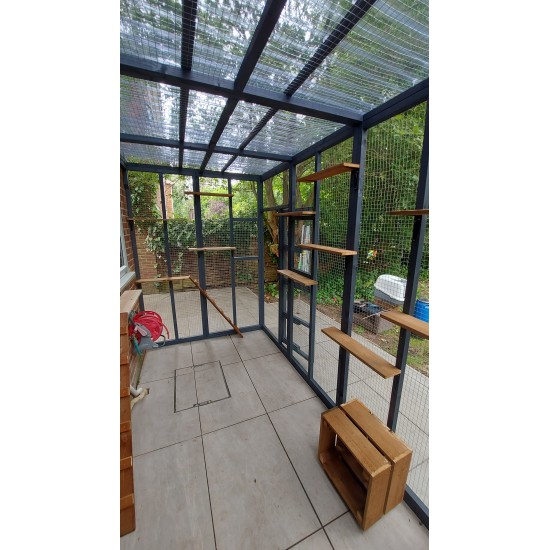 Big Paws Catservatory – 18ft x 6ft x 8ft  Painted Edition