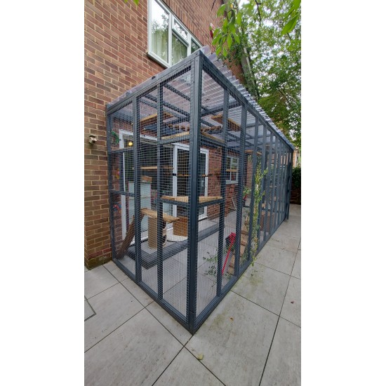 Big Paws Catservatory – 18ft x 6ft x 8ft  Painted Edition