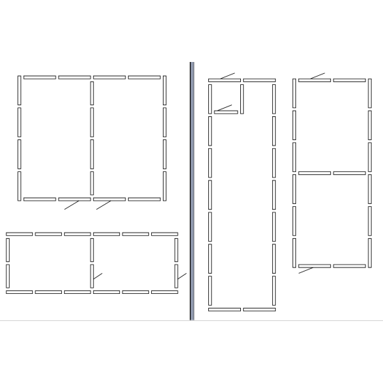Double Rabbit Pen / Chicken Run 19G 184cm x 93cm