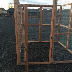 Fox / Dog Safe 6ft x 6ft 16G Rabbit Chicken Run