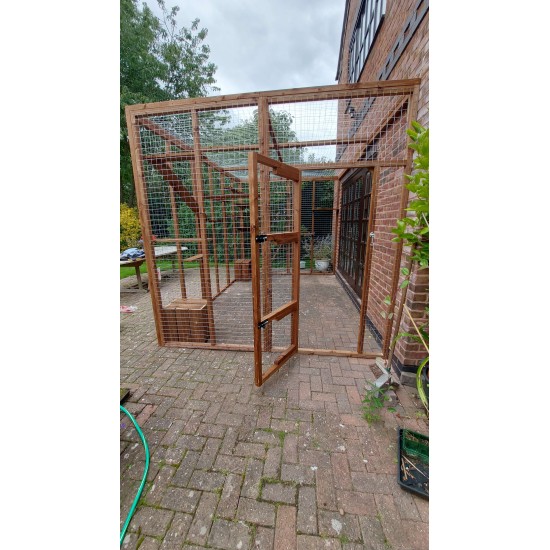 The Meow Manor – 8ft x 12ft x 8ft Lean-To Catio