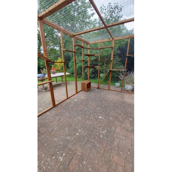 The Meow Manor – 8ft x 12ft x 8ft Lean-To Catio