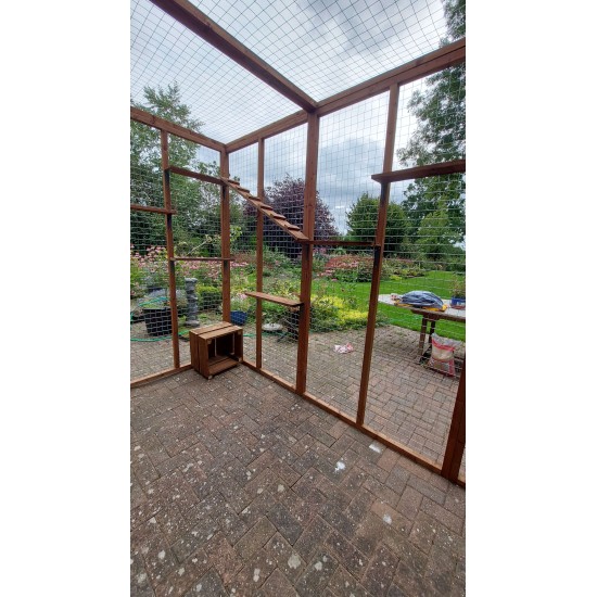 The Meow Manor – 8ft x 12ft x 8ft Lean-To Catio