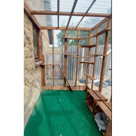 The Meow Mews – 6ft x 9ft x 7.5ft Lean-To Catio