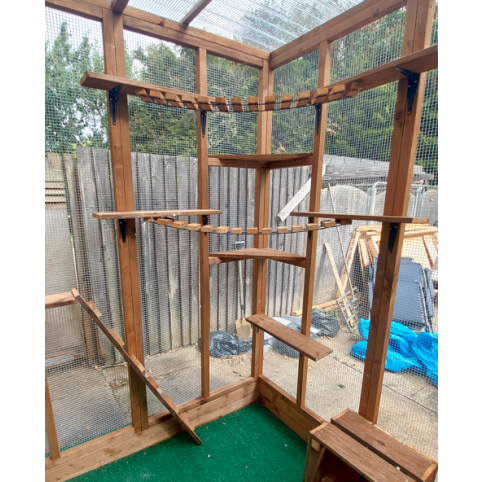 The Meow Mews – 6ft x 9ft x 7.5ft Lean-To Catio