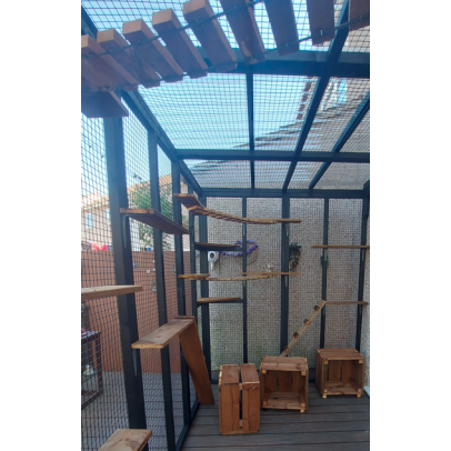 The Meow Mews – 6ft x 9ft x 7.5ft Lean-To Catio