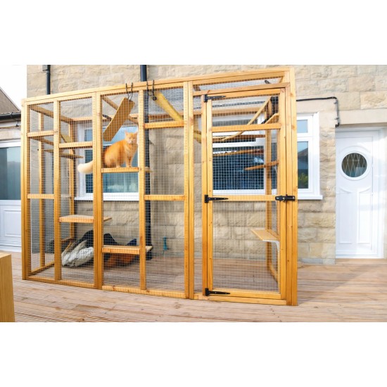 The Slimline Sanctuary – 8ft x 3ft x 7.5ft Lean-To Catio