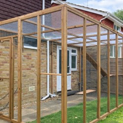 The Whisker Woods Lean-To – 12ft x 6ft x 8ft  with Dual Roof Design