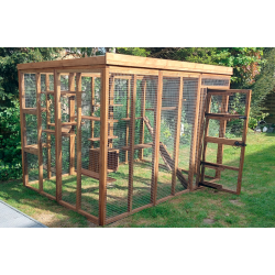 Strong Animal Run 6ft x 9ft 16G Waterproof Fox Proof Cat Dog Rabbit Chicken