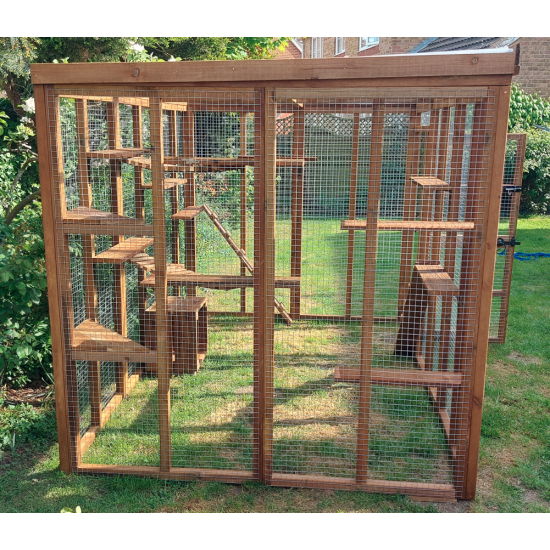 Strong Animal Run 6ft x 9ft 16G Waterproof Fox Proof Cat Dog Rabbit Chicken