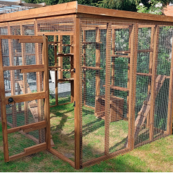 Strong Animal Run 6ft x 9ft 16G Waterproof Fox Proof Cat Dog Rabbit Chicken