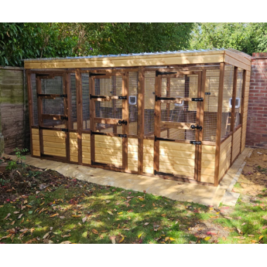 3 x Cat sleeping box enclosure 