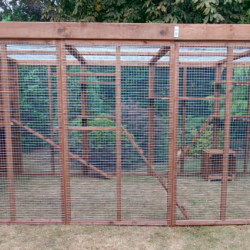 Cat House / Play Pen With Sleeping Box 12ft x 6ft