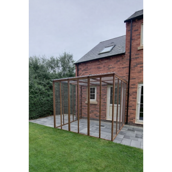 Explorer’s Haven – 12ft x 7ft x 8ft Three-Sided Cat Run