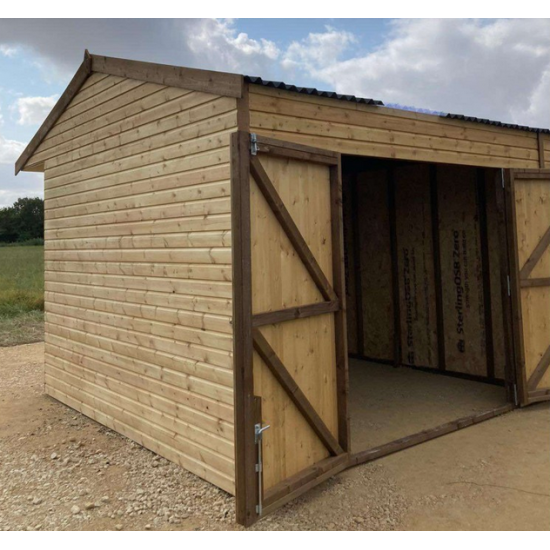 Double Storage Barn 24ft x 12ft
