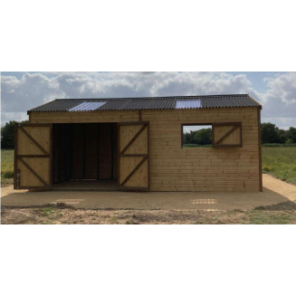 Double Storage Barn 24ft x 12ft
