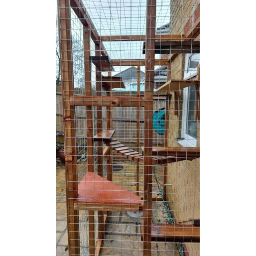 The Purrch Loft – Compact Cat Enclosure 5ft x 3ft x 7ft5