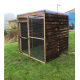 6 Fully Boarded Bird Aviary 6ft x 6ft - 19G Mesh Front Chicken Run - Budget Waterproof Enclosure