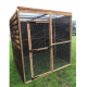 6 Fully Boarded Bird Aviary 6ft x 6ft - 19G Mesh Front Chicken Run - Budget Waterproof Enclosure