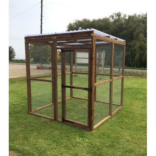 Free Standing Waterproof 16G Outdoor 6ft x 6ft Cat Rabbit Chicken Dog Pen