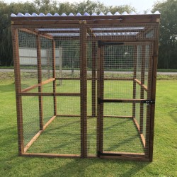 Free Standing Waterproof 16G Outdoor 6ft x 6ft Cat Rabbit Chicken Dog Pen