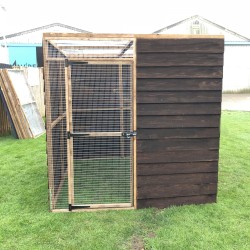Bird Aviary 6ft x 6ft  Chicken Run Budget Enclosure 19G 184cm x 93cm