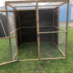 Bird Aviary 6ft x 6ft 19G 184cm x 93cm Chicken Run Budget Enclosure