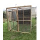 Bird Aviary with 2 Fully Boarded Panels - 6ft x 6ft 19G Chicken Run Budget Enclosure