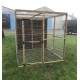 Bird Aviary with 2 Fully Boarded Panels - 6ft x 6ft 19G Chicken Run Budget Enclosure