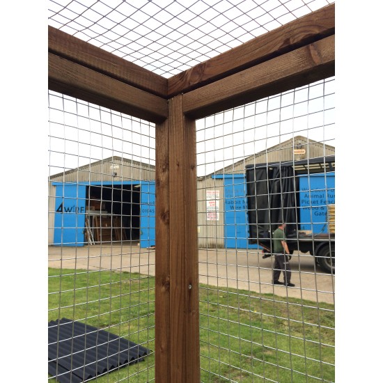 6FT x 6FT Predator-Proof Pet Enclosure – 16G Wire with Roof Options for Rabbits, Chickens , Dogs and Cats 🐰🐔🐱