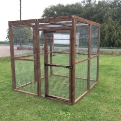 6FT x 6FT Predator-Proof Pet Enclosure – 16G Wire with Roof Options for Rabbits, Chickens , Dogs and Cats 🐰🐔🐱