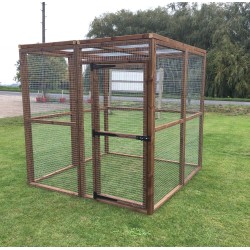 6FT x 6FT Predator-Proof Pet Enclosure – 16G Wire with Roof Options for Rabbits, Chickens , Dogs and Cats 🐰🐔🐱