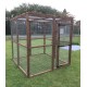 6FT x 6FT Predator-Proof Pet Enclosure – 16G Wire with Roof Options for Rabbits, Chickens , Dogs and Cats 🐰🐔🐱