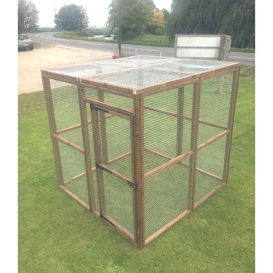 6FT x 6FT Predator-Proof Pet Enclosure – 16G Wire with Roof Options for Rabbits, Chickens , Dogs and Cats 🐰🐔🐱