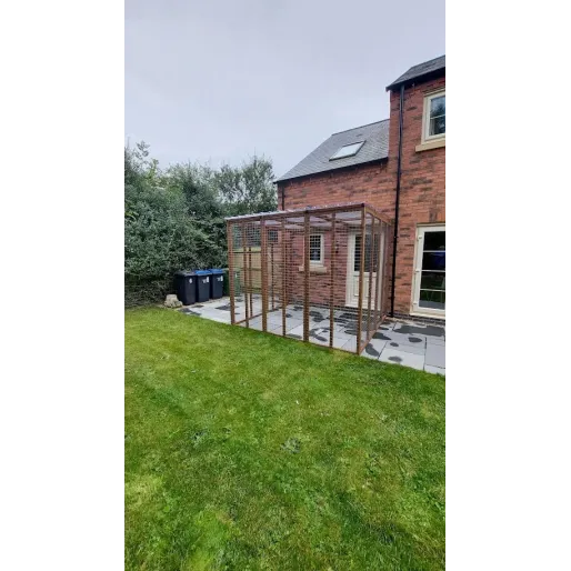 Explorer’s Haven – 12ft x 7ft x 8ft Three-Sided Cat Run