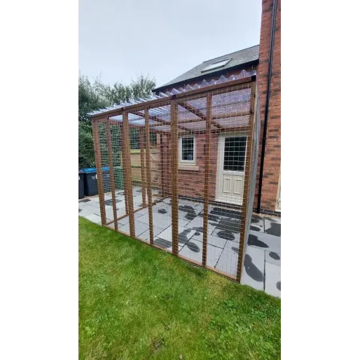 Explorer’s Haven – 12ft x 7ft x 8ft Three-Sided Cat Run