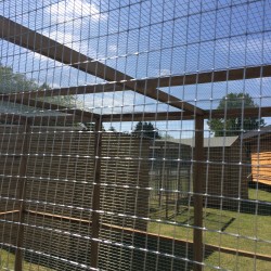 19G Wire Mesh Animal Run - 6ft x 9ft 🐣🦆 Mesh Roof.