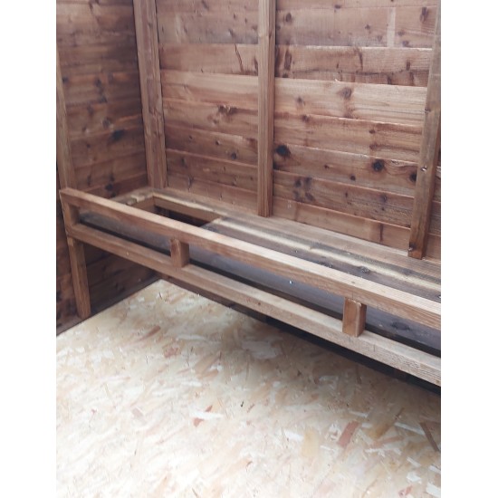 Bunnio 9ft x 6ft 1/2" x 1/2" wire mesh with Felt Roof 