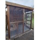 Bunnio 9ft x 6ft 1/2" x 1/2" wire mesh with Felt Roof 