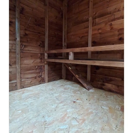 Bunnio 9ft x 6ft 1/2" x 1/2" wire mesh with Felt Roof 