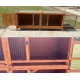 6ft x 9ft Bunnio with 1 Tier 6ft Rabbit Hutch Included 16G 1/2" x 1/2" wire mesh