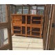 6ft x 9ft Bunnio with 2 Tier 6ft Rabbit Hutch Included 16G 1/2" x 1/2" wire mesh