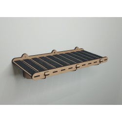 Wall mounted bridge ladder for cats