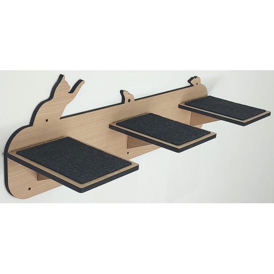 Wall Mounted Indoor Cat furniture Bundle 3