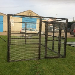 Chicken run 8ft x 12ft Chicken Fox Proof Pen Painted Black