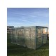 Heavy-Duty 12ft x 8ft Chicken Run – Painted Blue, Safe for Cats/Dogs/Chickens