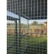 Blue Painted 12ft x 8ft Chicken/Cat Run – Waterproof Roof |16G Fox-Proof Mesh