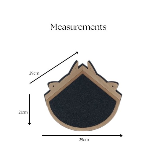 Wall Mounted corner shelf for cats